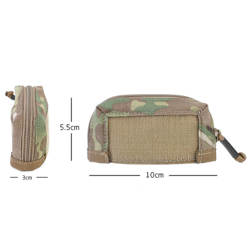 IDOGEAR PEW Tactical Chest Rig Zipper for MK3 MK4 Tactical Vest Military Mini Chest Rig Zipper Closure OT26