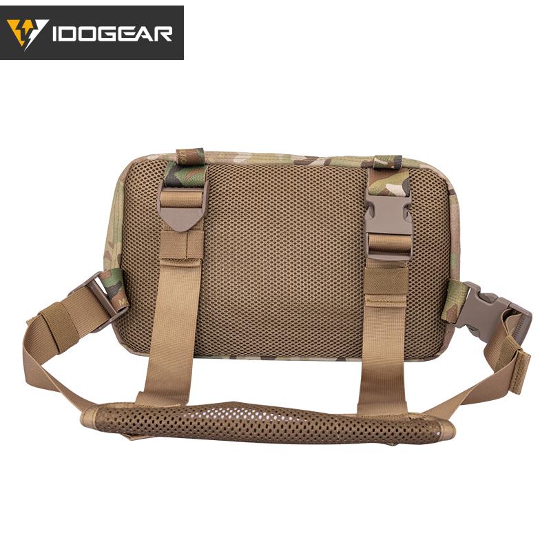 IDOGEAR Tatcical Chest Recon Bag MOLLE Military Chest Rig Shoulder Bag Tactical Wargame Multi-Purpose Combat EDC Pouch 3537