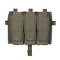 IDOGEAR PEW Tactical AVS Triple Magazine Pouch Detachable Flap M4 Magazine Pouch Hook & Loop 556 762 Mag Carrier Tactical Vest Front Panel with Mag Pouch P037 Wargame Survival Kit