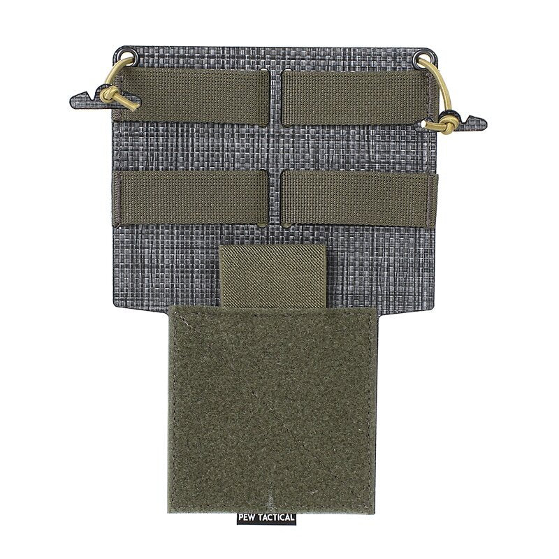 IDOGEAR PEW Tactical ATAK Chest Rig Hanging Panel Ferro Style Molle Military Chest Expansion Panel MK4 D3CRM Camouflage OT60 Wargame Survival Kit