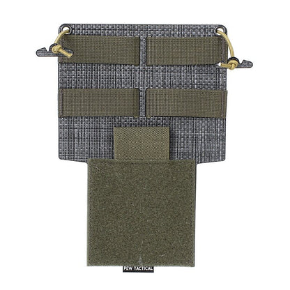 IDOGEAR PEW Tactical ATAK Chest Rig Hanging Panel Ferro Style Molle Military Chest Expansion Panel MK4 D3CRM Camouflage OT60 Wargame Survival Kit