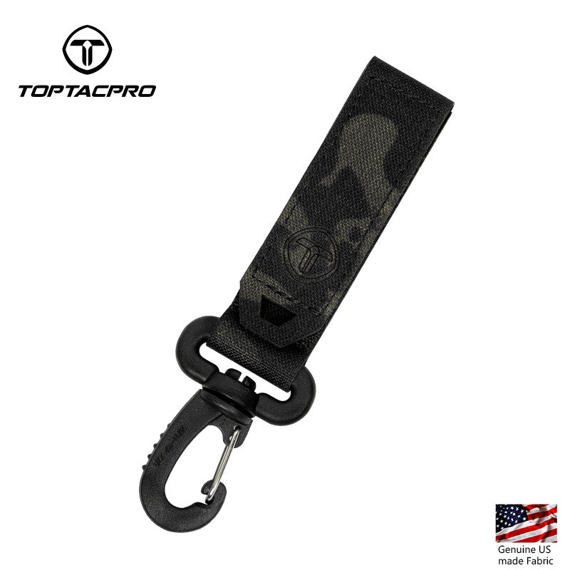 TOPTACPRO Tactical Wiregate Carabiner Snap Clip Hook Belt Keychain Multi-function Gloves Hooks 8903