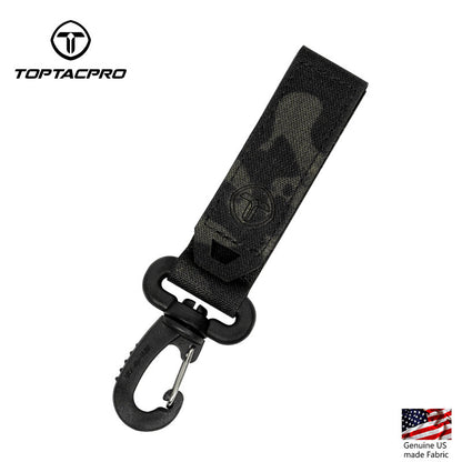 TOPTACPRO Tactical Wiregate Carabiner Snap Clip Hook Belt Keychain Multi-function Gloves Hooks 8903