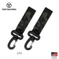 TOPTACPRO Tactical Wiregate Carabiner Snap Clip Hook Keychain UTX Buckle Quick Release Multi-function Gloves Hooks 2PCS/Set 8903