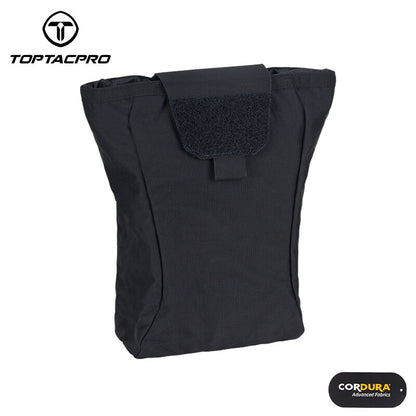 TOPTACPRO Tactical Drop Pouch Dump Pouch MOLLE Foldable Recycling Bag Military Multi-function Tool Pouch 8520
