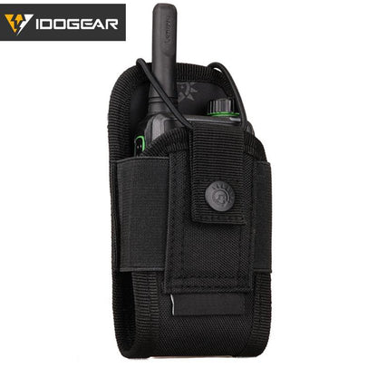 IDOGEAR Tactical Mini Radio Pouch Molle Walkie-talkie Interphone Pouch Military Camouflage Radio Pouch 3536