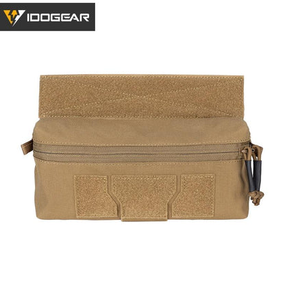 IDOGEAR Tactical Mini Dangler Drop Pouch For JPC CPC LBT D3CR MK3 MK4 Plate Carrier Chest Rig Tactical Tool Storage Fanny Pack Multicam 3584