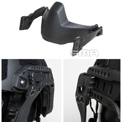 FMA Tactical Half Face Mask Seal Mask Folding Protective Mask For Tactical Helmet A Version Military Face Cover Outdoor 1363