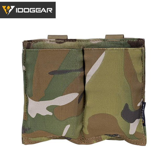 IDOGEAR Tactical Mag Pouch 556 Fast Draw MOLLE Pouch Double Open Top Elasticity Cloth 3554