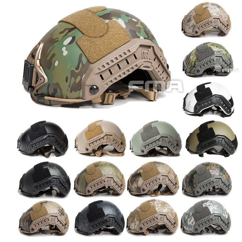 FMA Tactical Maritime Helmet Thick and Heavy Version (M/L) with NVG Shroud Gasket Suspension System High Tenacity Military Hiking Camping Cycling Helmet  Outdoor