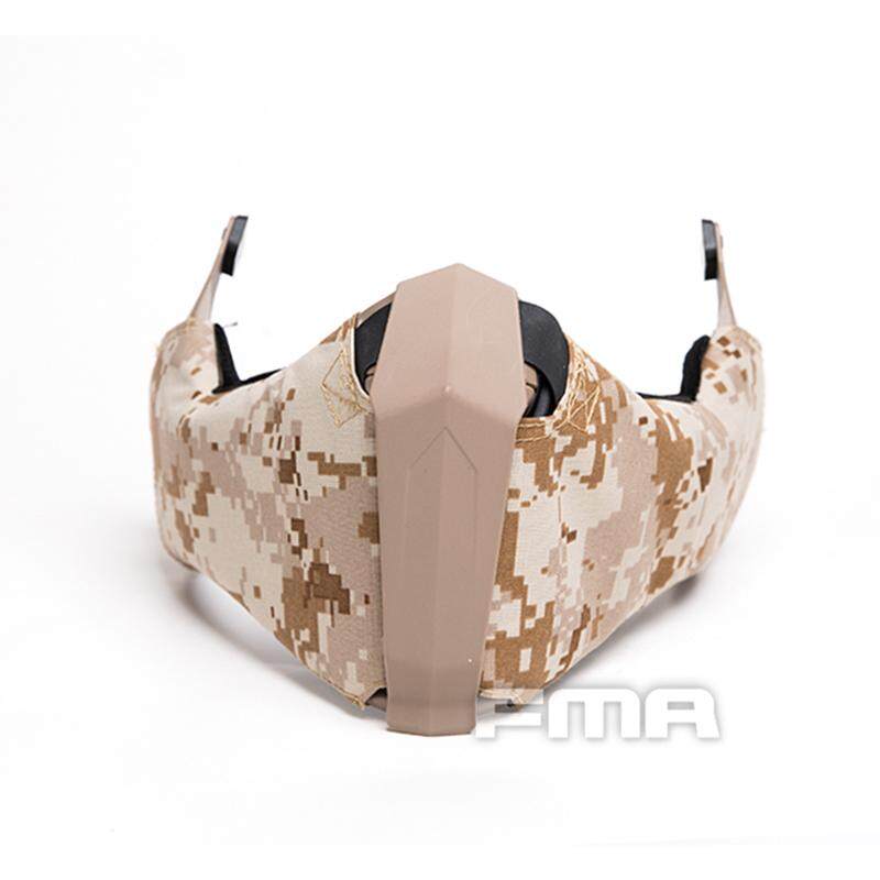 FMA Tactical Half Face cover Gunsight Mandible for Fast / High Cut / MT Helmet Camouflage Cycling Face cover Survival Kit 1304