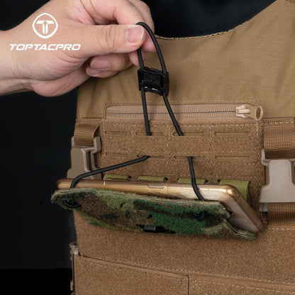 TOPTACPRO Tactical General Phone Pouch for Mobile Phone Universal MOLLE Military Phone Holder 8512