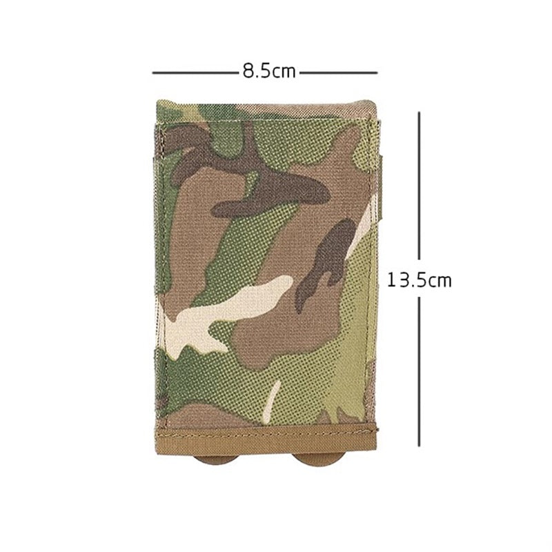 IDOGEAR PEW Tactical BFG Single Magazine Pouch MOLLEN System Velcro Camouflage Mag Carrier Military Fans Outdoor Training Wargame Accessories PH46