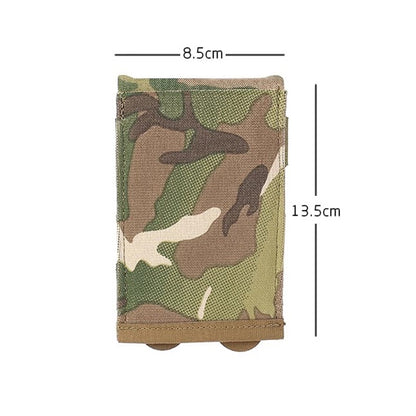 IDOGEAR PEW Tactical BFG Single Magazine Pouch MOLLEN System Velcro Camouflage Mag Carrier Military Fans Outdoor Training Wargame Accessories PH46