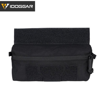 IDOGEAR Tactical Mini Dangler Drop Pouch For JPC CPC LBT D3CR MK3 MK4 Plate Carrier Chest Rig Tactical Tool Storage Fanny Pack Multicam 3584