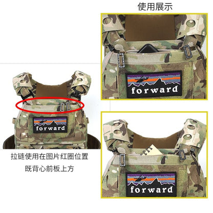 IDOGEAR PEW Tactical FCPC V5 Special Zipper FERRO STYLE Zipper Cover for FCPC V5 Only Military Tactical Vest Accessories OT59 Military Combat Survival Kit