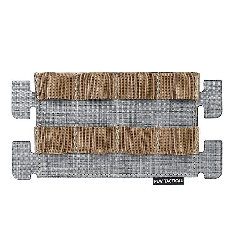 IDOGEAR PEW Tactical FORRO STYLE Adapter Front Panel Wing Panel Mount Rigid Platform FORRO STYLE Adapter Front Panel DOPE Front Flap MOLLE Adaptable OT62