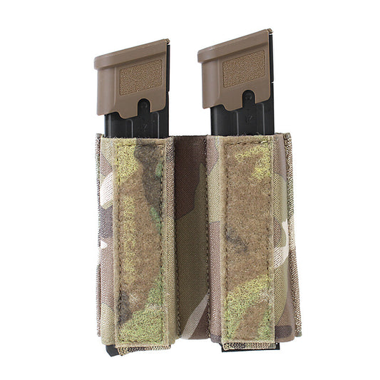 IDOGEAR PEW Tactical Double Magazine Pouch for 9mm Ferro Style DOPE Insert Mag Holder Tactical Magazine Carrier OT64