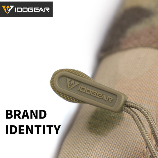 IDOGEAR Tactical Hook Handle Zipper Handle 3PCS Zipper Pull Drawstring Practical Camouflage Training Gear Accessories 3952