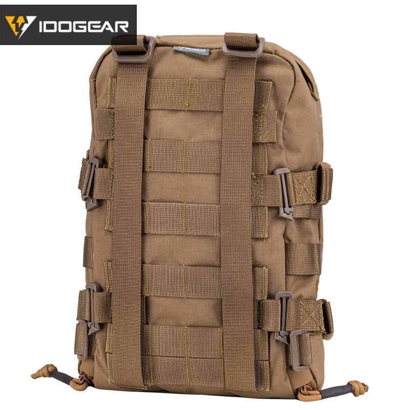 IDOGEAR Tactical Hydration Backpack Water Assault Molle Pouch Tactical Combat Accessories Multifunction Bags 3530