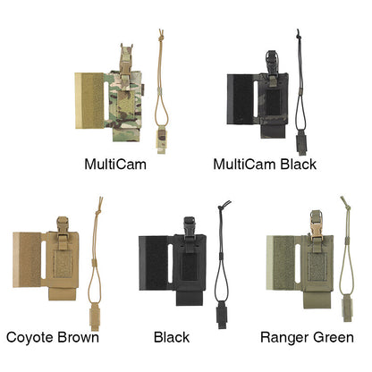 IDOGEAR PEW Tactical Radio Pouch for PRC 152 148 MPU5 CP Style Airlite Configurable Radio Pouch for SPC Vest P044