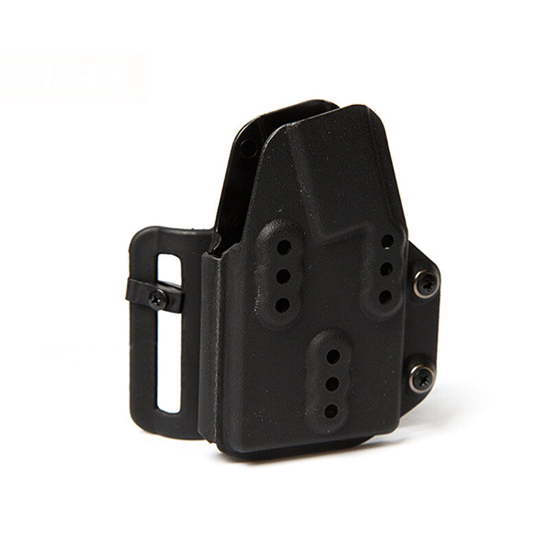 FMA Tactical Kydex AR Mag Holder 556 Single Magazine Carrier with Belt System Mount 1279