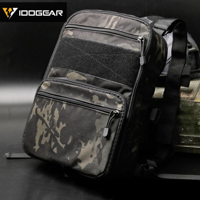 IDOGEAR 410 Flatpack Tactical Backpack Multi-purposed Rucksack Military Utility MOLLE Bag Paintball  3562 Camouflage Fans Accessories