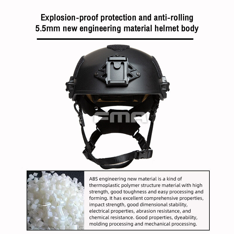 FMA EX Ballistic Helmet Tactical Helmet TWF Wendy Riding Anti Impact Helmet Full Protection Head Gear Military Combat BBG
