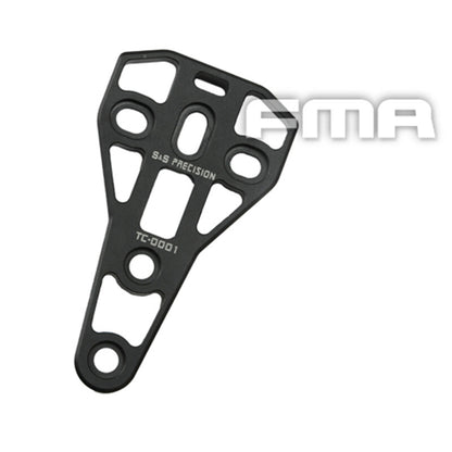 FMA Tactical Belt Adapter Trifecta Connection Auxiliary Pouch Low Ride Belt Adapter Low Profile Compatible with Safariland/Blackhawk/G-Code Holsters 1040