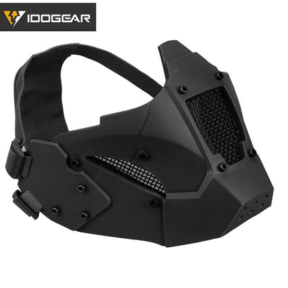 IDOGEAR Tactical JAY Fast Half Face Mask Breathable Mesh Modular Design for Fast Helmet 3603