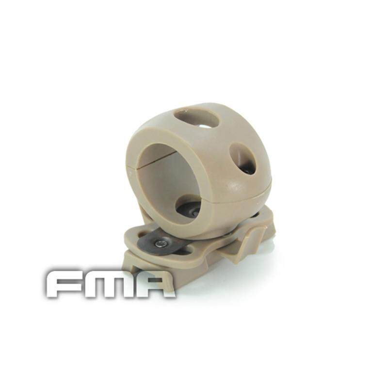 FMA Helmet Flashlight mount Single Clamp For 1" Flashlight FAST Helmet Rails Accessories Military Outdoor Tactical Wargame Gear