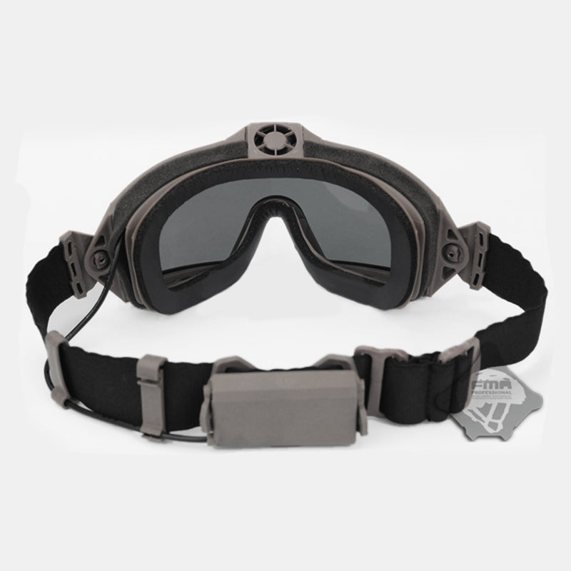FMA Tactical Goggle with fans LPG01BK12-2R Adjustable Regulator Glasses w/ Fan Goggle Anti-fog Dust Lenses Updated Version Paintball military army hiking cycling goggle