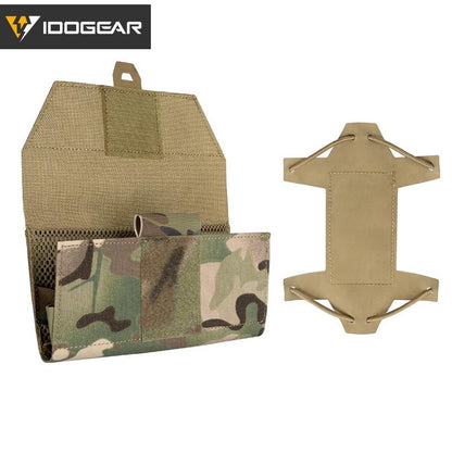 IDOGEAR Tactical Phone Pouch Universal Mobile Holder MOLLE Waist Phone Pouch Quick Release 3582