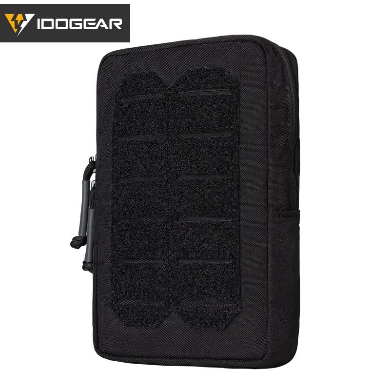 IDOGEAR Tactical Utility Pouch Laser Cut MOLLE EDC Multifunction Sundries Recycling Bag Micro Med Kit Military Camouflage Vest Molle Pouch 3578