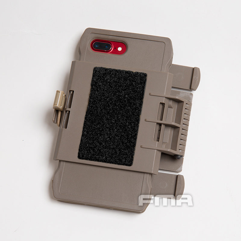 FMA Molle Tactical Plus Mobile Pouch Paintball Shell Phone Case For Iphone 7/8 Plus 1320