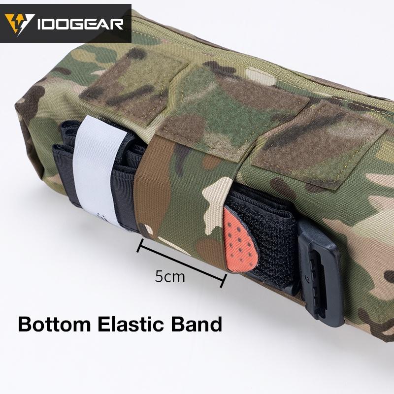 IDOGEAR Tactical Mini Dangler Drop Pouch For JPC CPC LBT D3CR MK3 MK4 Plate Carrier Chest Rig Tactical Tool Storage Fanny Pack Multicam 3584