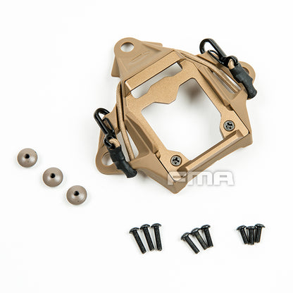 FMA Tactical Modular Bungee Shroud Aluminum for L4G24 L4G19 NVG Mount Helmet Accessories Paintball Military Hiking Army Tactical Gear