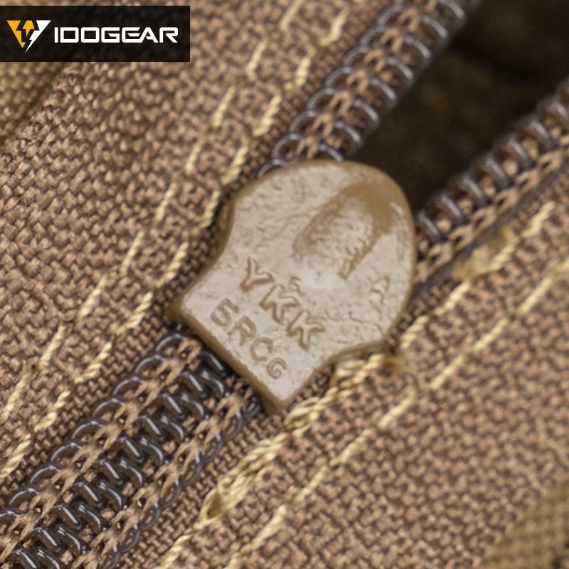 IDOGEAR Tactical Utility Pouch Laser Cut MOLLE EDC Multifunction Sundries Recycling Bag Micro Med Kit Military Camouflage Vest Molle Pouch 3578