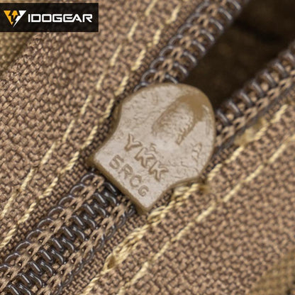 IDOGEAR Tactical Utility Pouch Laser Cut MOLLE EDC Multifunction Sundries Recycling Bag Micro Med Kit Military Camouflage Vest Molle Pouch 3578